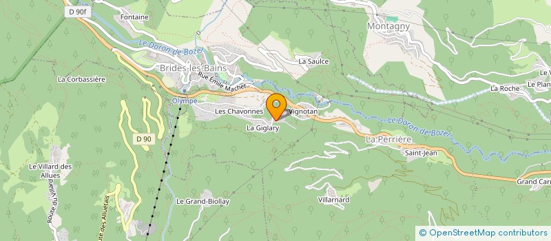 localisation de l'entreprise MADAME ELISABETH LAVIALLE à COURCHEVEL
