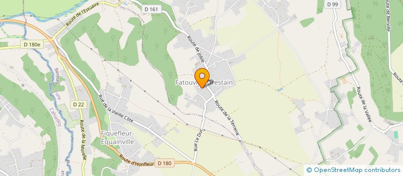 localisation de l'entreprise MADAME ELISABETH LAVIEILLE  FATOUVILLE-GRESTAIN