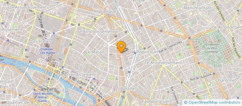 localisation de l'entreprise MADAME ELISABETH LAVILLE  PARIS