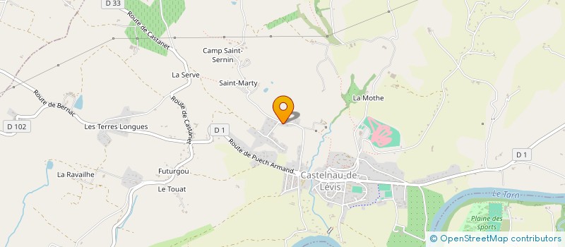 localisation de l'entreprise MADAME ELISABETH LE CALVEZ à CASTELNAU-DE-LEVIS