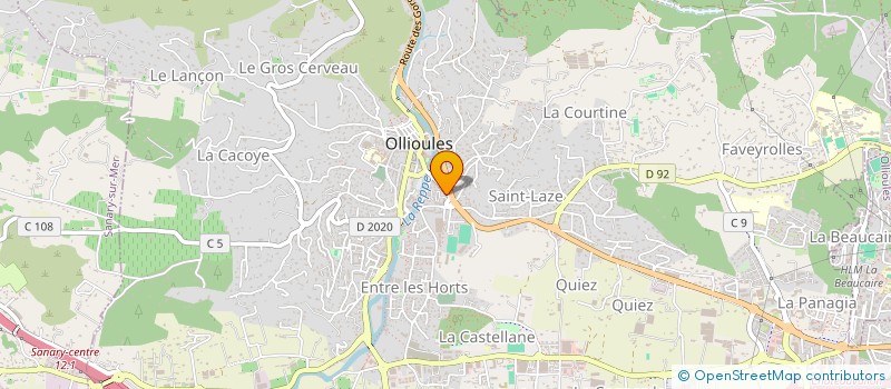 localisation de l'entreprise MADAME ELISABETH LEBARGY à OLLIOULES