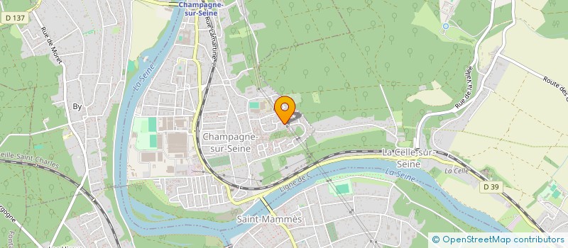 localisation de l'entreprise MADAME ELISABETH LECERF  CHAMPAGNE-SUR-SEINE