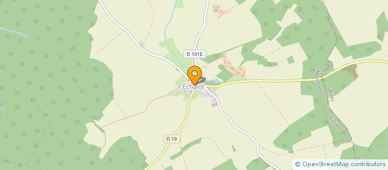 localisation de l'entreprise MADAME ELISABETH LEFEBVRE  ECHALOT