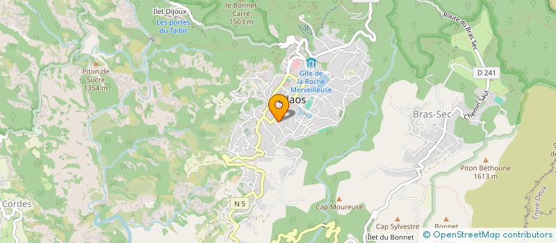 localisation de l'entreprise MADAME ELISABETH LEFEVRE à CILAOS