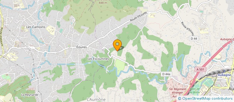 localisation de l'entreprise MADAME ELISABETH LEFRANC à AUBAGNE