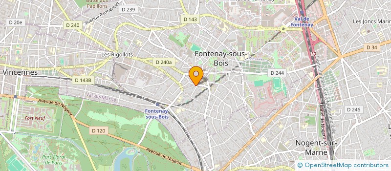 localisation de l'entreprise MADAME ELISABETH LEFRANCQ à FONTENAY-SOUS-BOIS