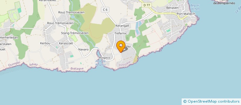 localisation de l'entreprise MADAME ELISABETH LEGER  NEVEZ