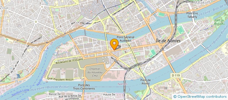localisation de l'entreprise MADAME ELISABETH LELAURE  NANTES