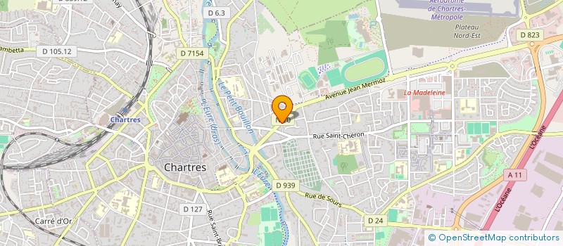 localisation de l'entreprise MADAME ELISABETH LELOUP à CHARTRES