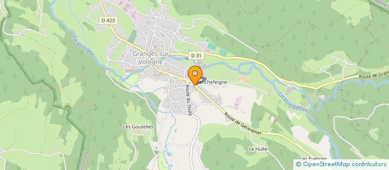 localisation de l'entreprise MADAME ELISABETH LEMARQUIS  GRANGES-AUMONTZEY