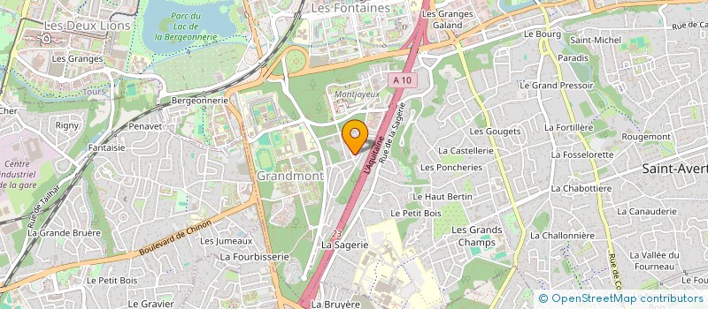 localisation de l'entreprise MADAME ELISABETH LEMOINE à TOURS