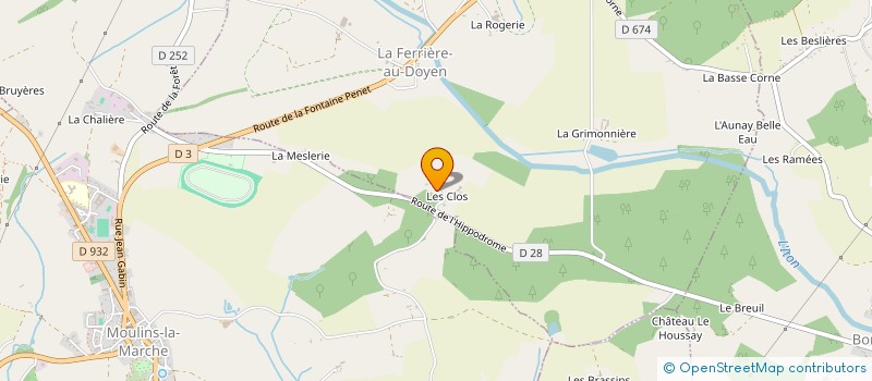 localisation de l'entreprise MADAME ELISABETH LENOIR à SAINT-MAURICE