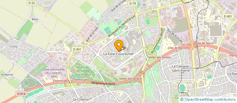 localisation de l'entreprise MADAME ELISABETH LEQUESNE à CAEN