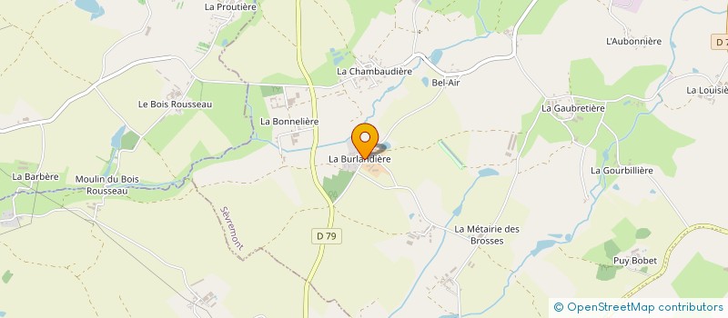 localisation de l'entreprise MADAME ELISABETH LEROY à SEVREMONT