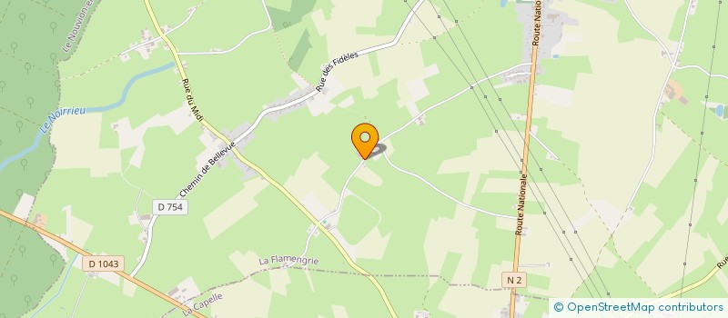 localisation de l'entreprise MADAME ELISABETH LETANO  LA FLAMENGRIE