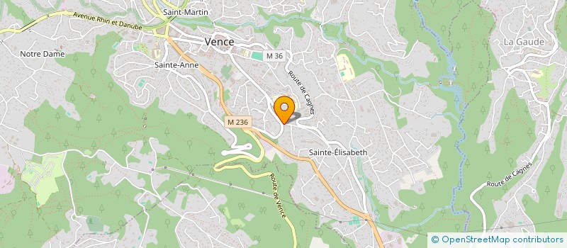 localisation de l'entreprise MADAME ELISABETH LEVAZEUX à VENCE