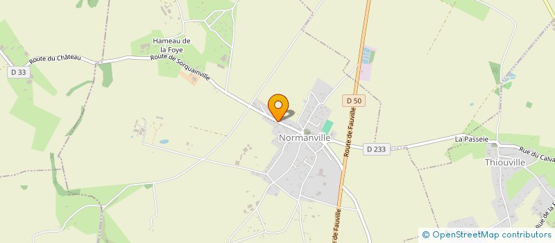 localisation de l'entreprise MADAME ELISABETH LEVEQUE à NORMANVILLE