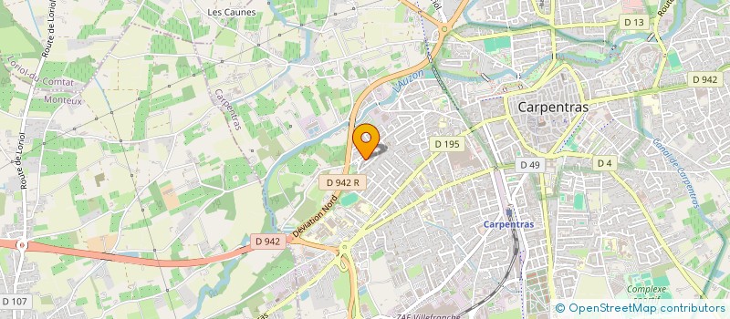 localisation de l'entreprise MADAME ELISABETH LEVIS  CARPENTRAS