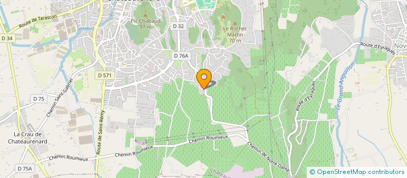 localisation de l'entreprise MADAME ELISABETH LISA IAZYKOFF  CHATEAURENARD