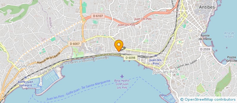 localisation de l'entreprise MADAME ELISABETH LORENDEAU à ANTIBES