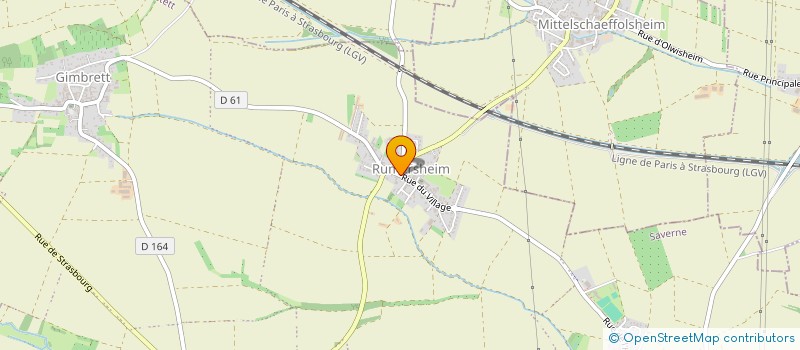 localisation de l'entreprise MADAME ELISABETH LOTZ  STUTZHEIM-OFFENHEIM