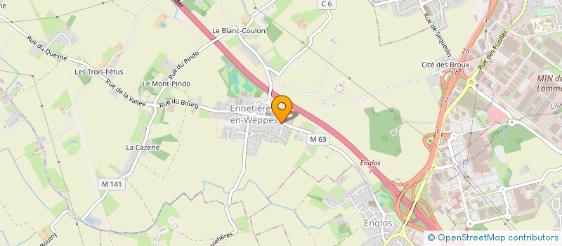 localisation de l'entreprise MADAME ELISABETH MAJEWSKI  ENNETIERES-EN-WEPPES