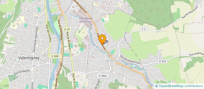 localisation de l'entreprise MADAME ELISABETH MAKAROFF  DASLE