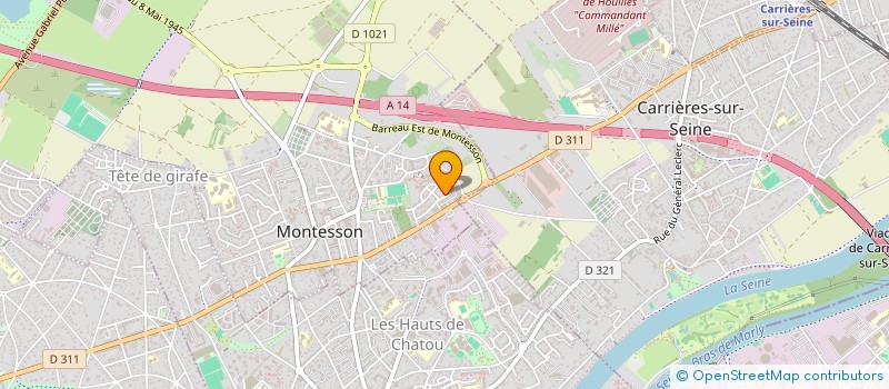 localisation de l'entreprise MADAME ELISABETH MALAKISKA  MONTESSON