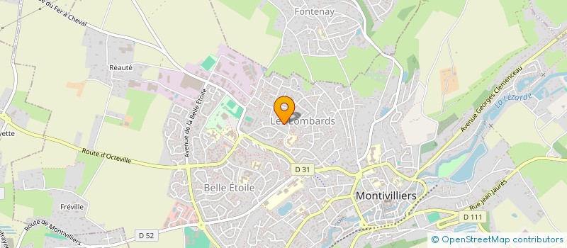 localisation de l'entreprise MADAME ELISABETH MALANDAIN  MONTIVILLIERS