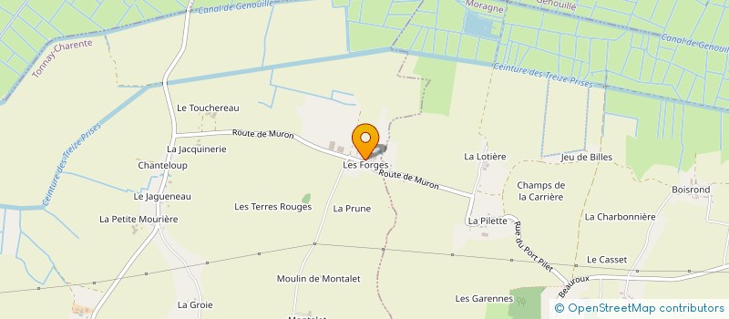 localisation de l'entreprise MADAME ELISABETH MALBEC à TONNAY-CHARENTE