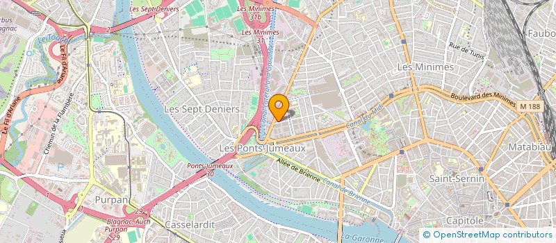 localisation de l'entreprise MADAME ELISABETH MALPHETTES à TOULOUSE