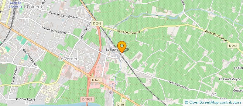 localisation de l'entreprise MADAME ELISABETH MARCEL  SAINT-EMILION