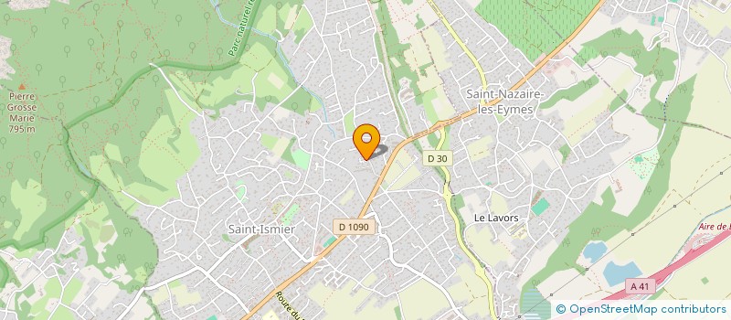 localisation de l'entreprise MADAME ELISABETH MARCHAND  SAINT-ISMIER