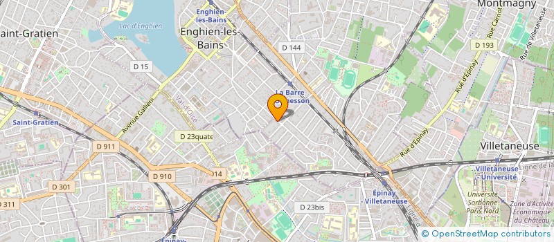 localisation de l'entreprise MADAME ELISABETH MARCIANO  DEUIL-LA-BARRE