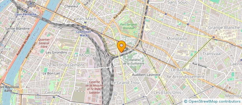 localisation de l'entreprise MADAME ELISABETH MARIGNIER  LYON