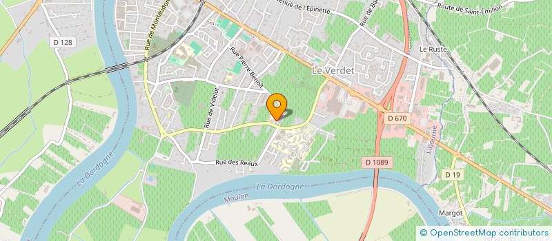localisation de l'entreprise MADAME ELISABETH MARION à LIBOURNE