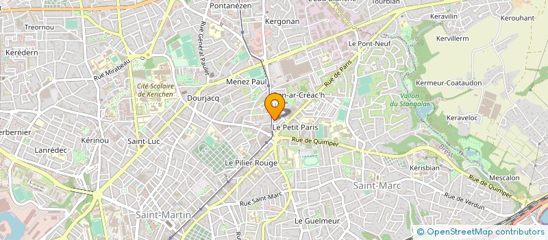 localisation de l'entreprise MADAME ELISABETH MARQUES à BREST