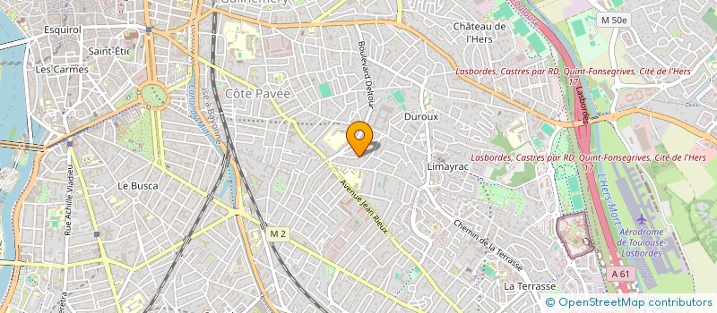 localisation de l'entreprise MADAME ELISABETH MARRO à TOULOUSE