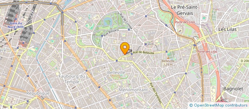 localisation de l'entreprise MADAME ELISABETH MARTELLI  PARIS