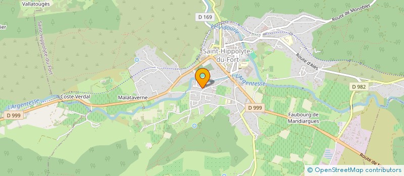 localisation de l'entreprise MADAME ELISABETH MARTIN  SAINT-HIPPOLYTE-DU-FORT