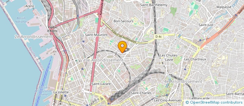 localisation de l'entreprise MADAME ELISABETH MARTIN à MARSEILLE