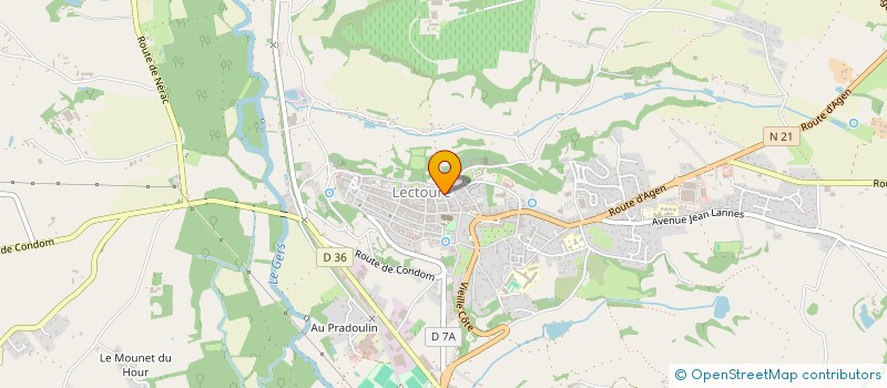 localisation de l'entreprise MADAME ELISABETH MARTIN  LECTOURE