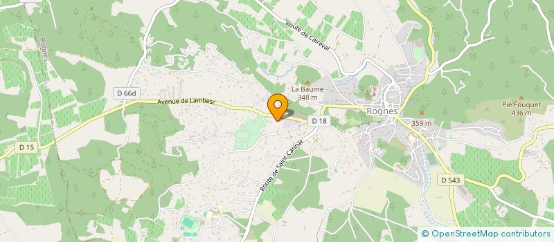 localisation de l'entreprise MADAME ELISABETH MARTINEZ  ROGNES