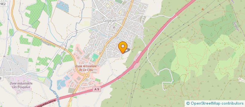 localisation de l'entreprise MADAME ELISABETH MATEOS  GIGEAN