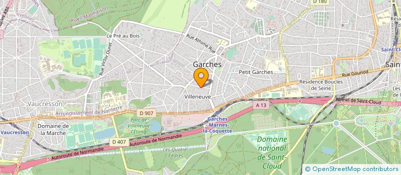 localisation de l'entreprise MADAME ELISABETH MATHIAS à GARCHES
