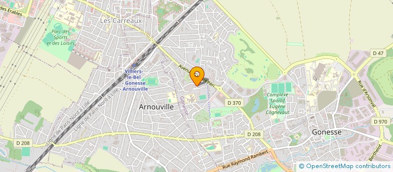 localisation de l'entreprise MADAME ELISABETH MATHIEU  GONESSE