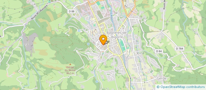 localisation de l'entreprise MADAME ELISABETH MAURA  BAGNERES-DE-BIGORRE