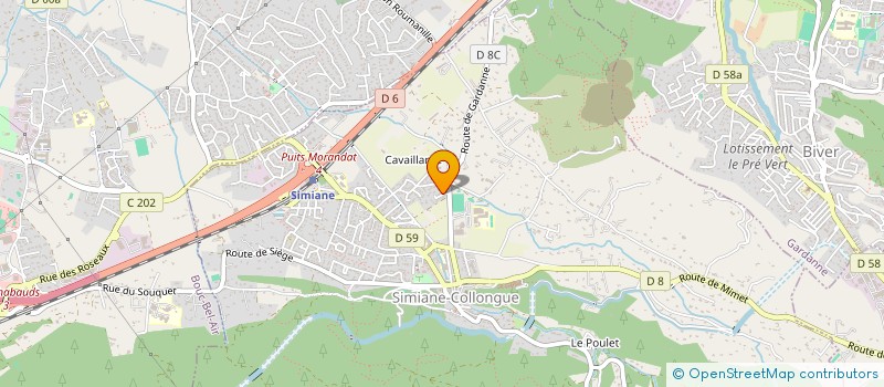 localisation de l'entreprise MADAME ELISABETH MAURY  SIMIANE-COLLONGUE