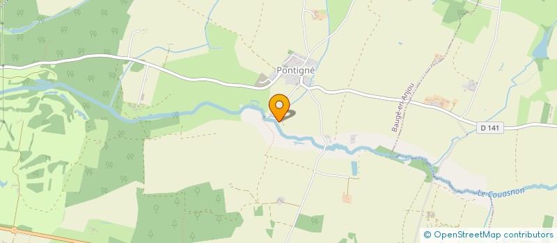 localisation de l'entreprise MADAME ELISABETH MAZE  BAUGE-EN-ANJOU