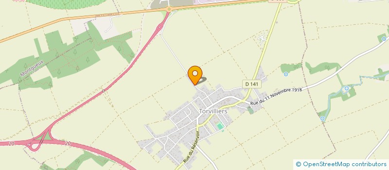 localisation de l'entreprise MADAME ELISABETH MEDEIROS MONTEIRO  TORVILLIERS